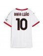 AC Milan Rafael Leao #10 Bortedrakt Dame 2024-25 Korte ermer